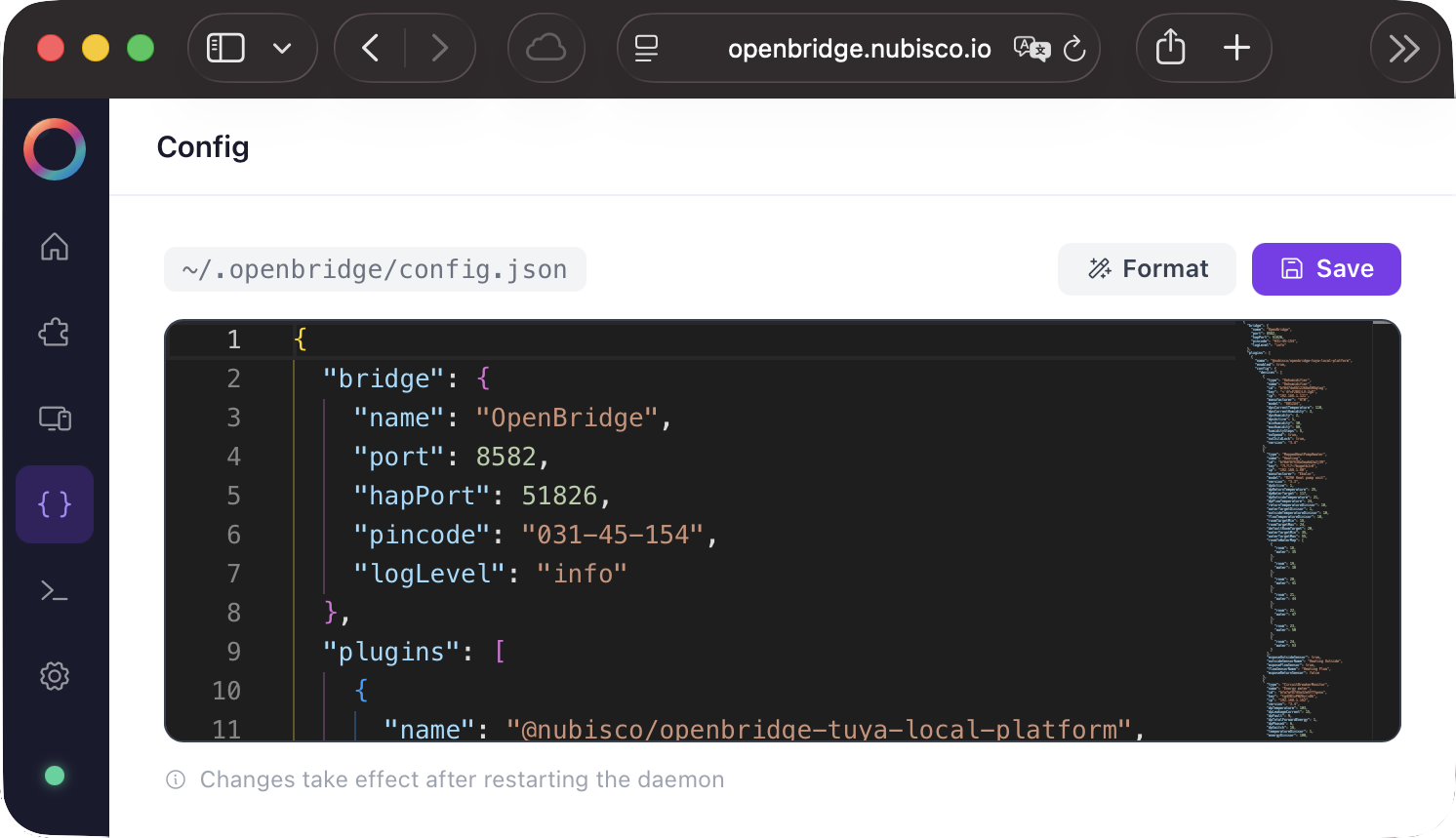 OpenBridge Monaco editor